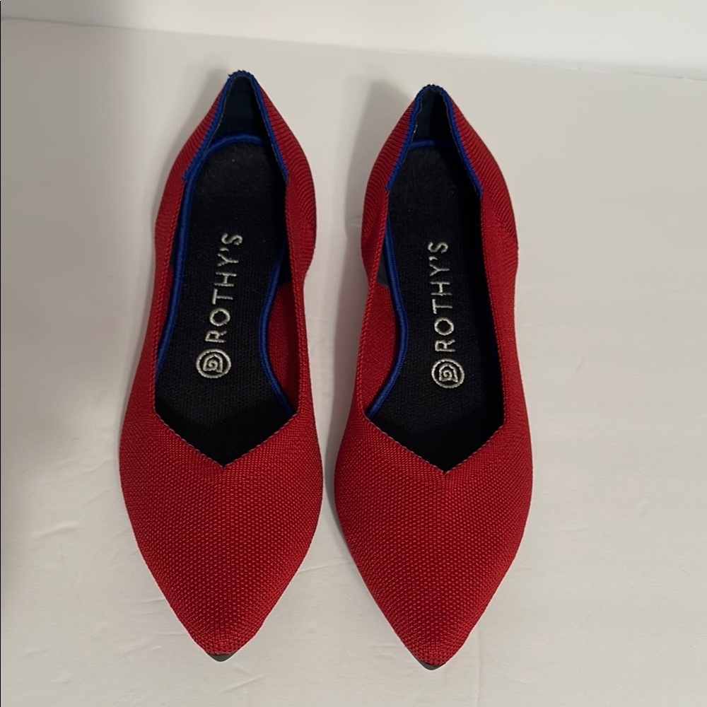Rothy's Red Flats Elegant and Versatile